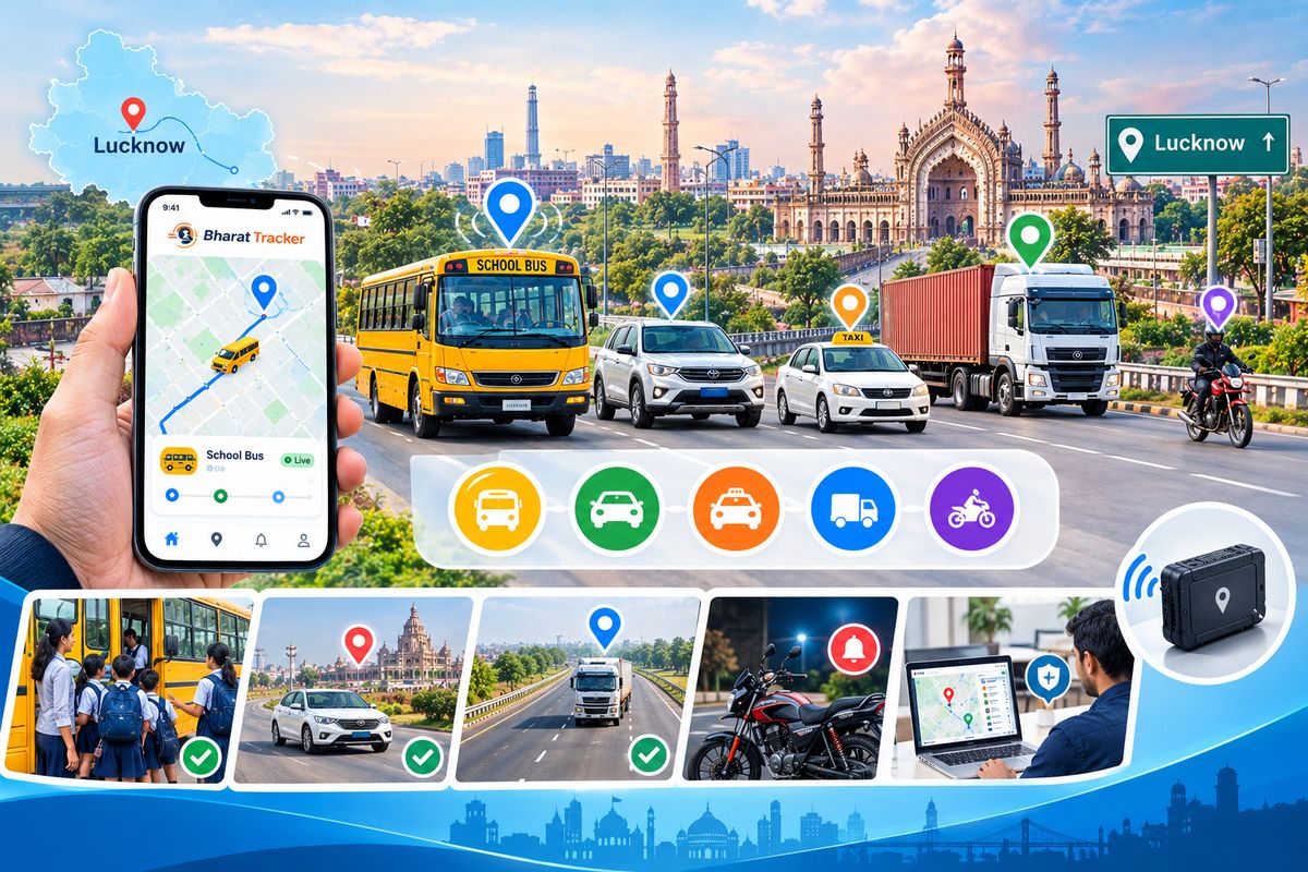 GPS tracking for tourist buses, taxis and school vans in Ayodhya, Uttar Pradesh
